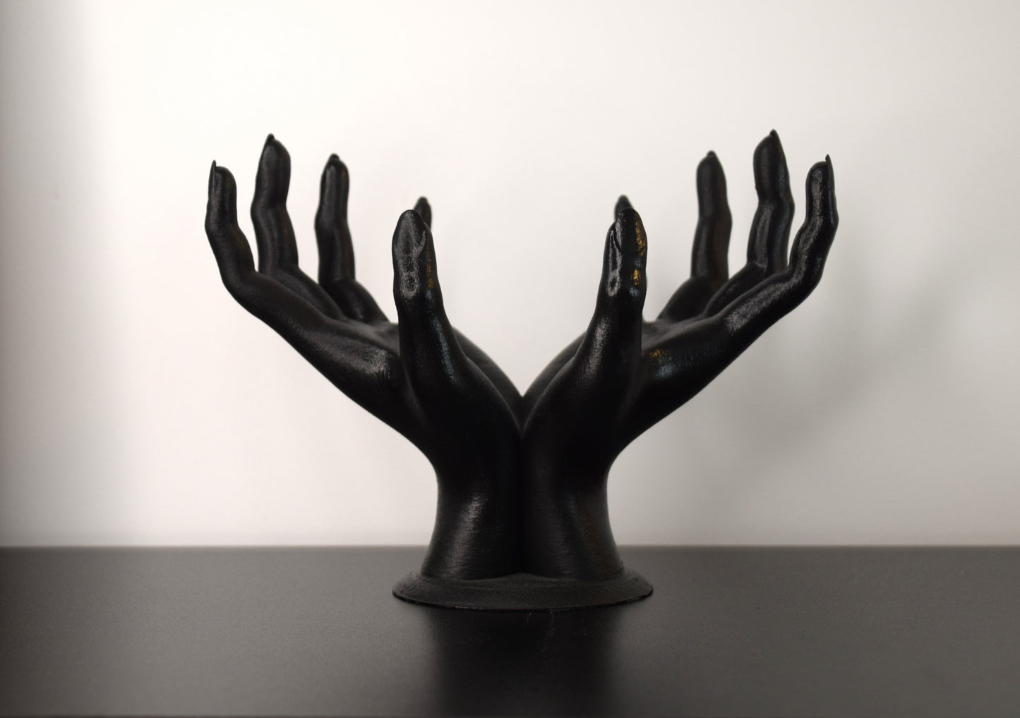 Gothic Hands Decor Holder, Witch Hand Sculpture Stand for Jewelry, Keys & Home Display