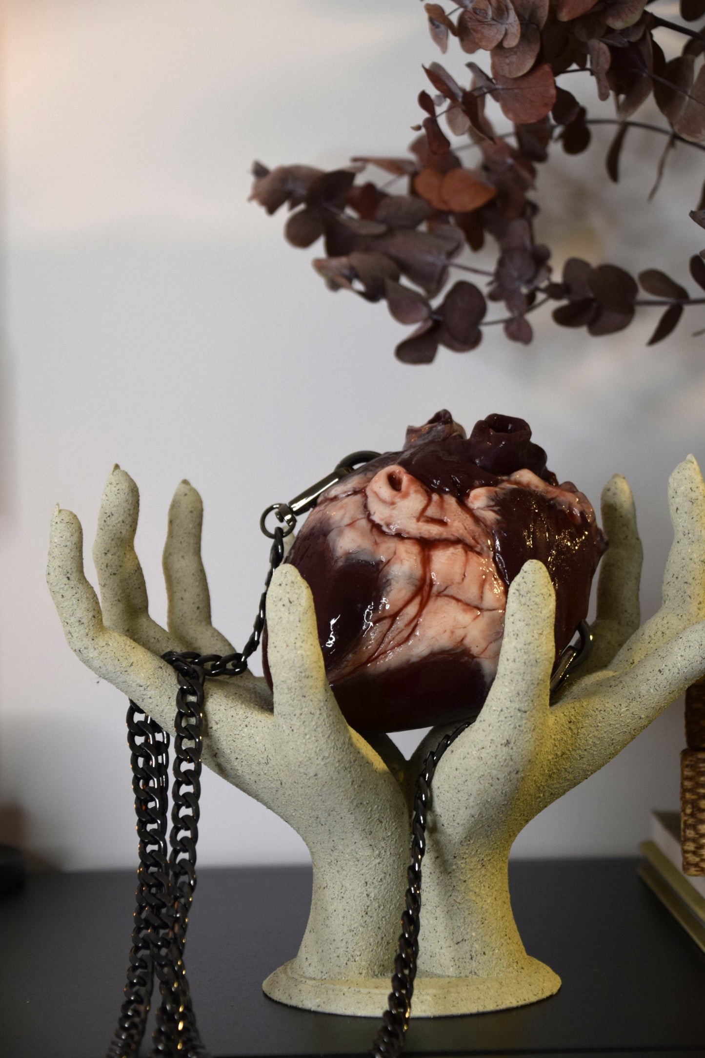 Gothic Hands Decor Holder, Witch Hand Sculpture Stand for Jewelry, Keys & Home Display