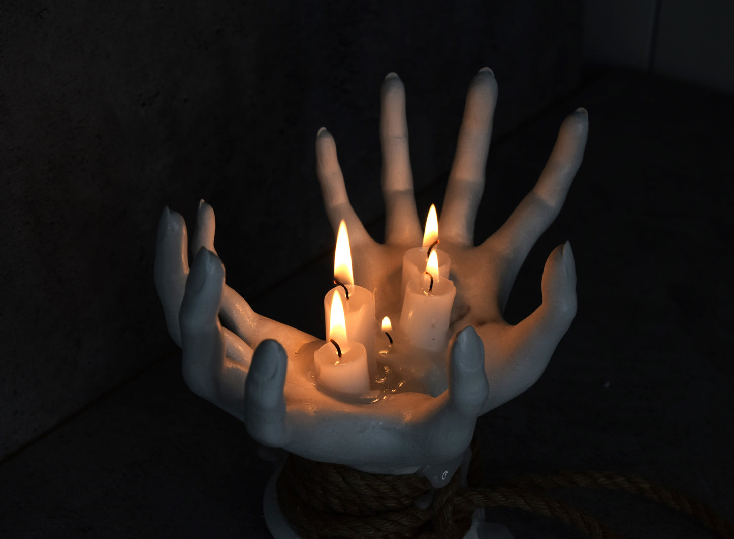 Shibari Hands Decor Holder, Witch Hand Sculpture Stand for Jewelry, Keys & Home Display