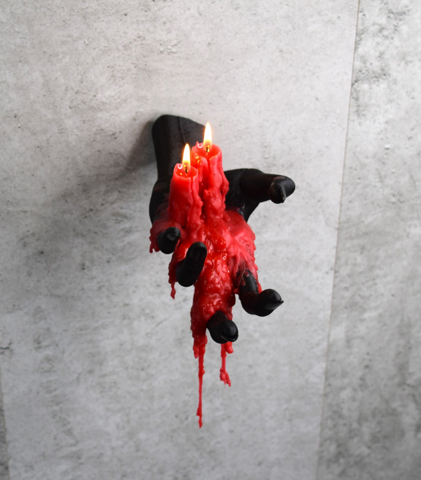 Witch Hand Wall Decor – Gothic Hand Sculpture Hook, Jewelry Display, Horror Wall Accent