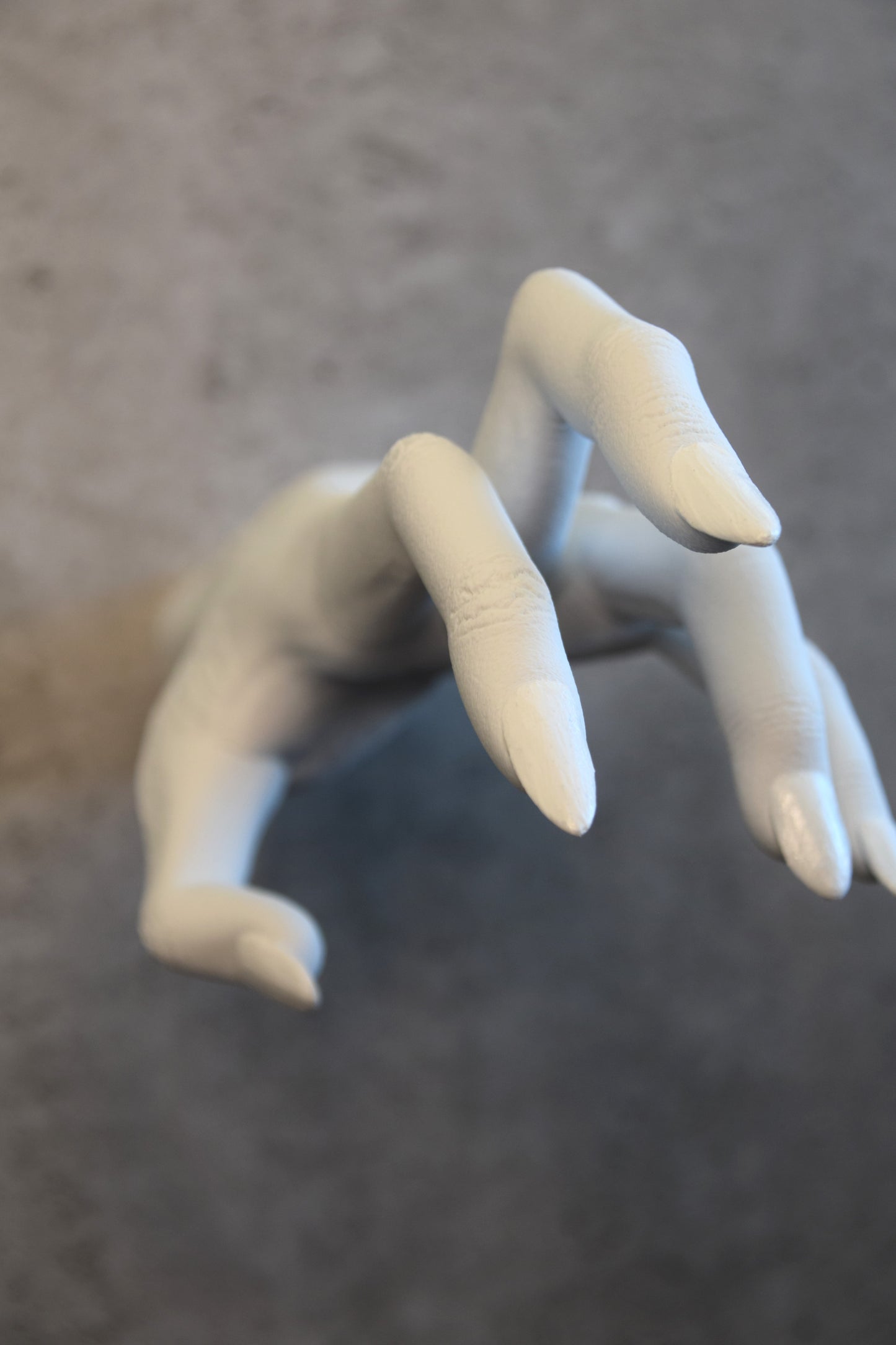 White Witch Hand Wall Decor, Gothic Hand Sculpture Hook, Jewelry Display, Horror Wall Accent