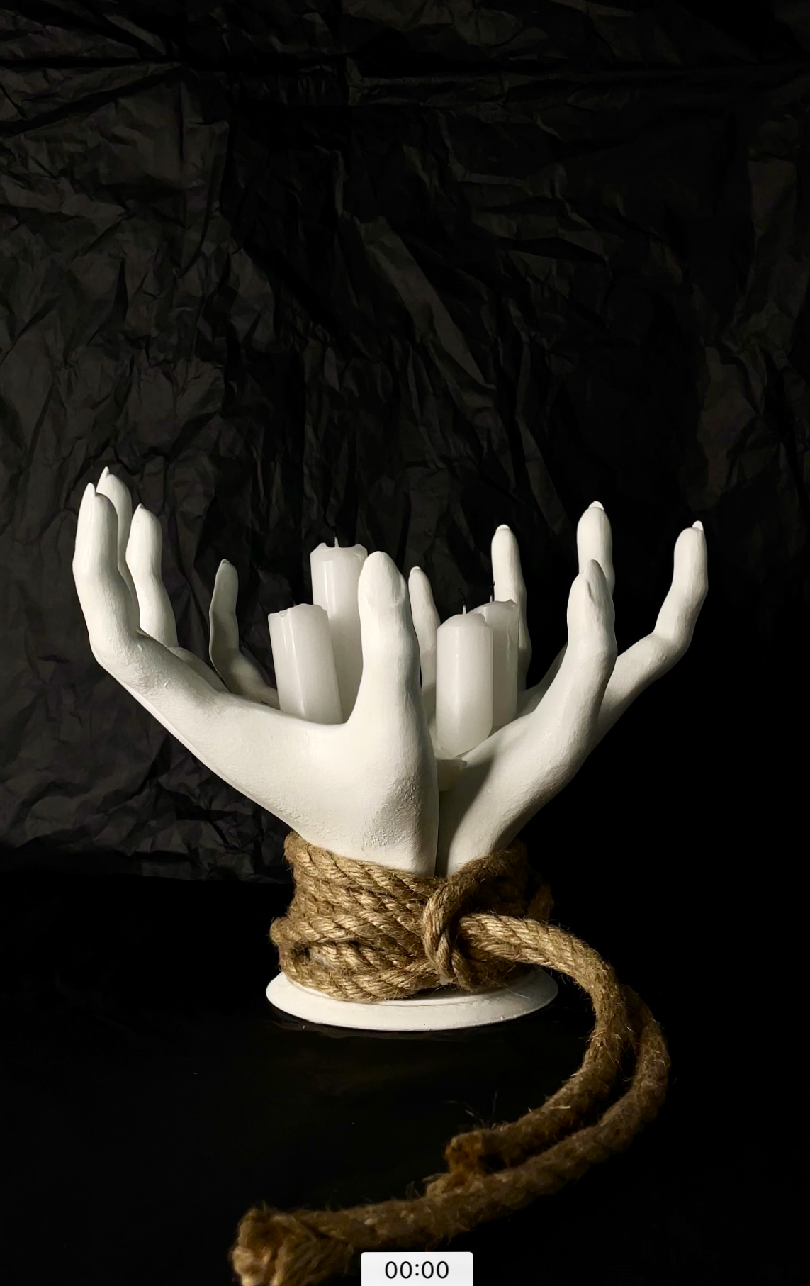 Shibari Hands Decor Holder, Witch Hand Sculpture Stand for Jewelry, Keys & Home Display
